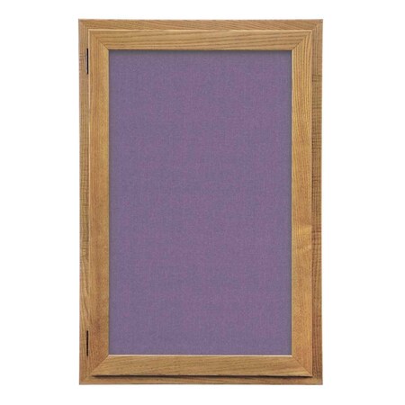 United Visual Products Outdoor Enclosed Combo Board, 42"x32", Satin Frame/Black Porc & Apricot UVCB4232OD-BLKPORC-APRICOT
